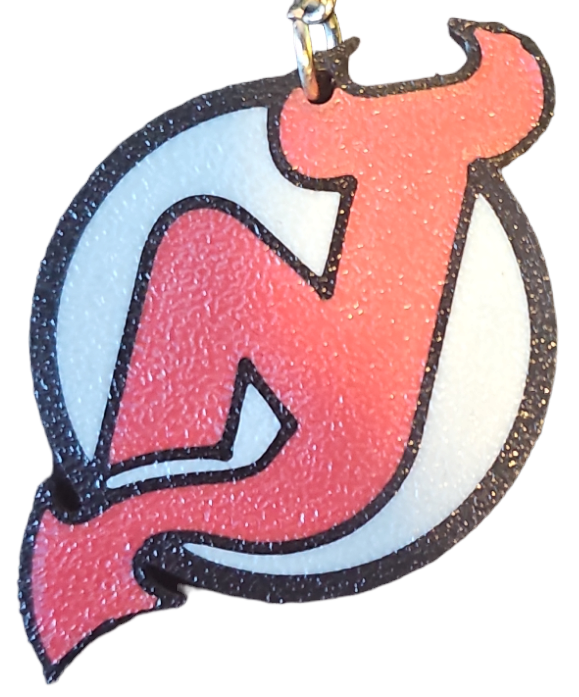 New Jersey Devils Keychain by 3DKP Download free STL model