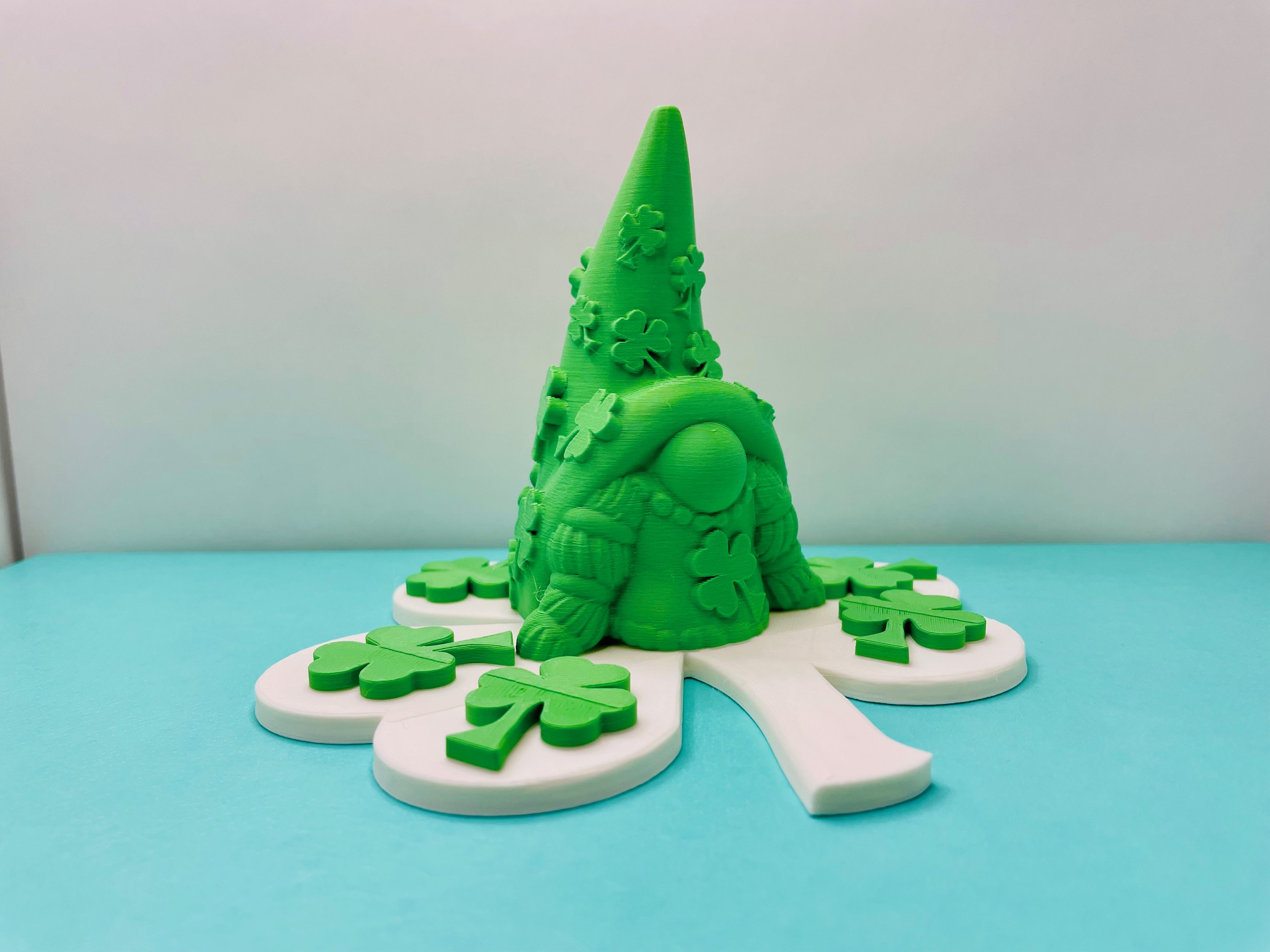 Lucky Clover Girl Gnome
