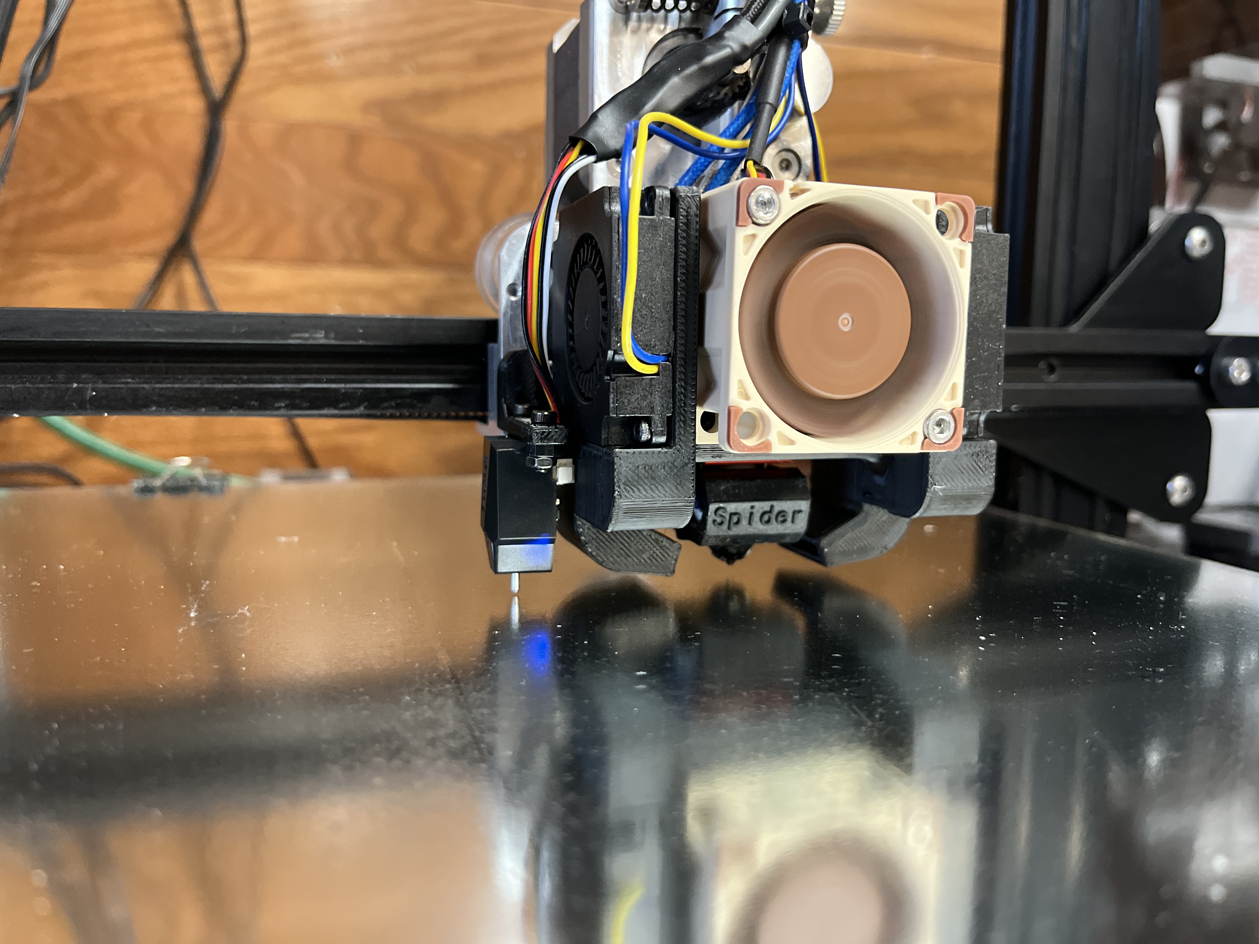 mini Satsana dual 4010 light with BIQU MicroProbe mount 3D model thumbnail