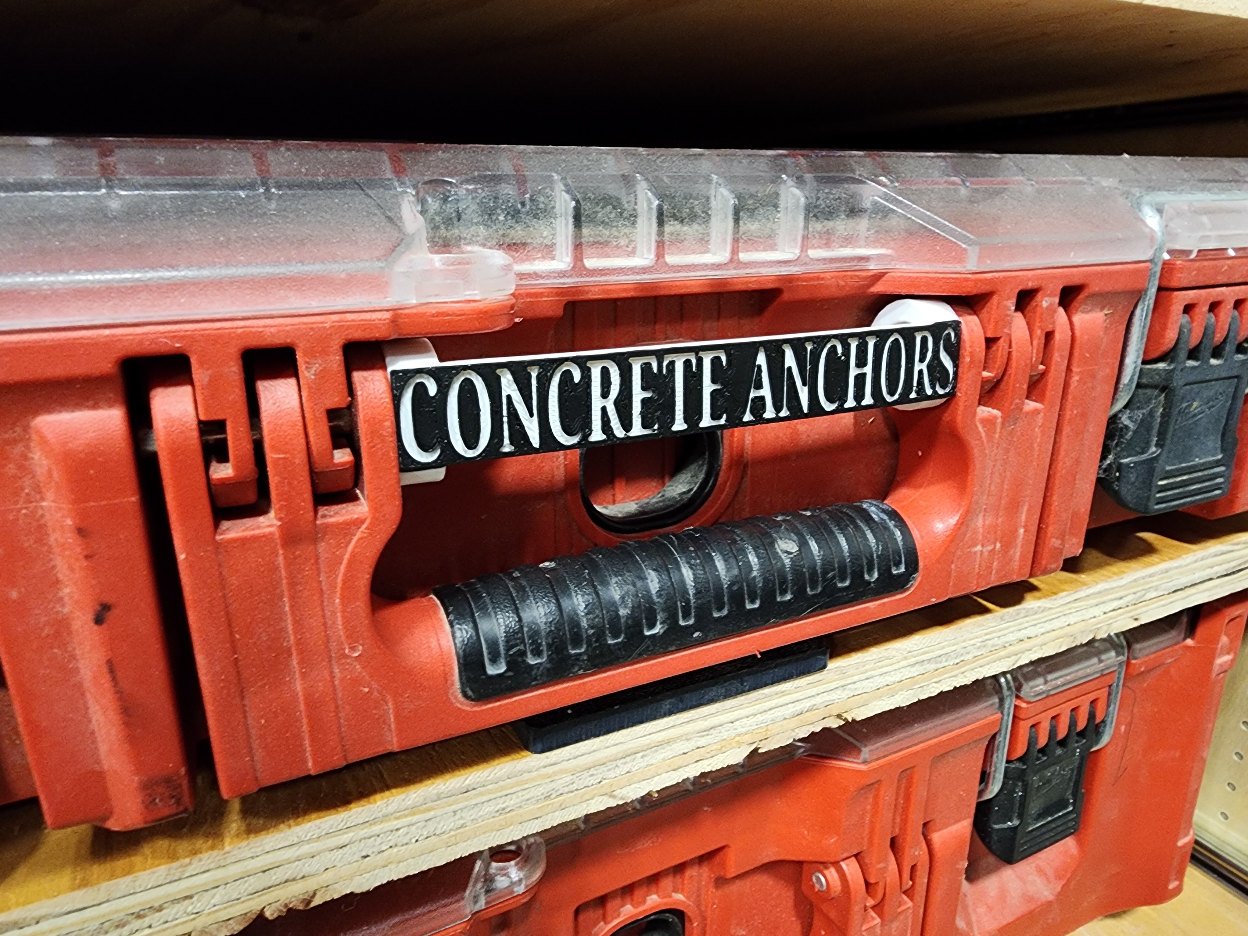 Packout Organizer Labels