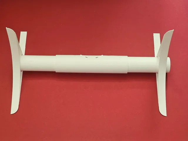 Mini photo studio screen holder Rod/tube,  extendable, print-in-place