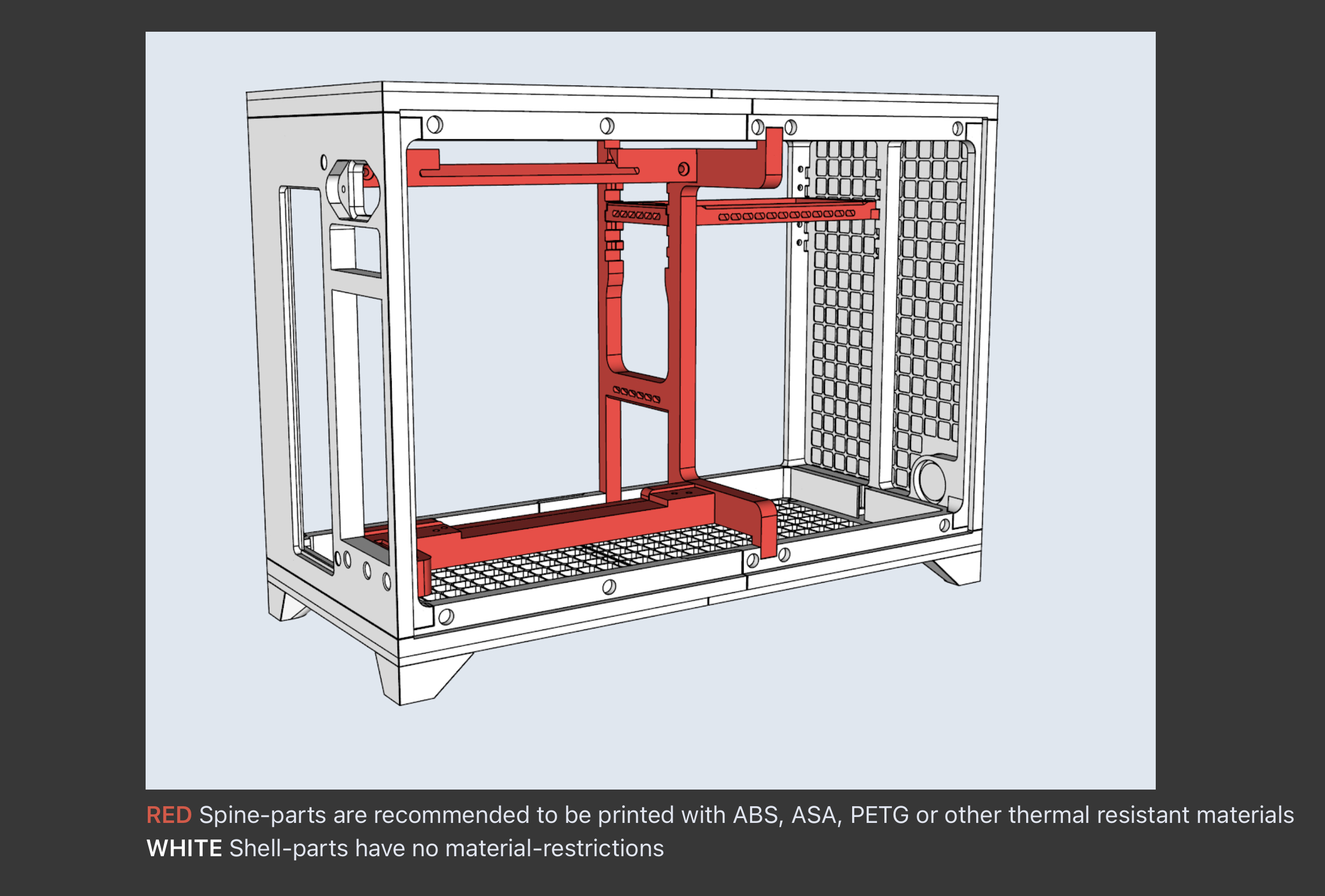 Miniatura 4 do modelo 3D K1 ITX PC Case Modular