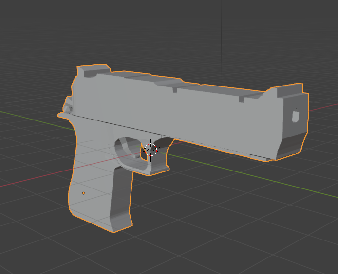 Miniatura 5 do modelo 3D desert eagle model