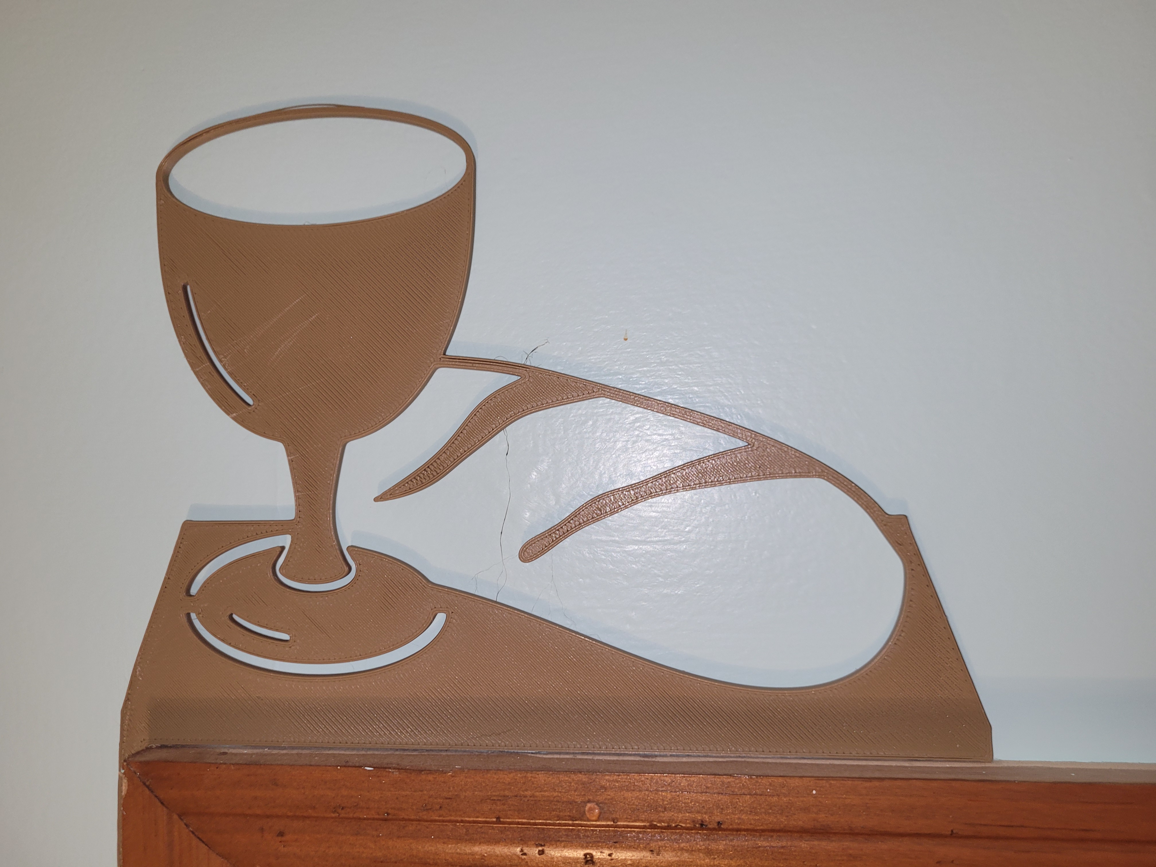 Miniatura 2 do modelo 3D Door Topper - Last Supper