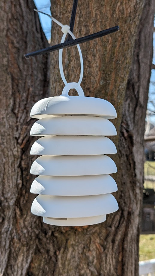 Temperature Sensor Sun Shield Remix by trevor229 Download free STL