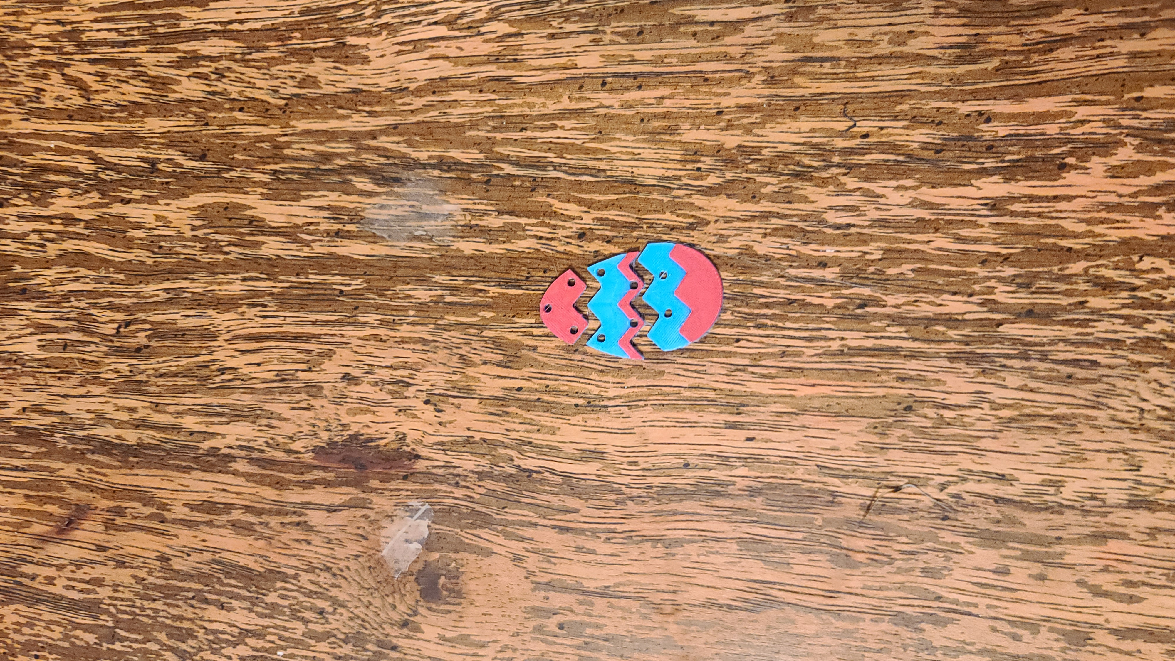Miniatura 2 do modelo 3D 6 Easter Egg Earrings