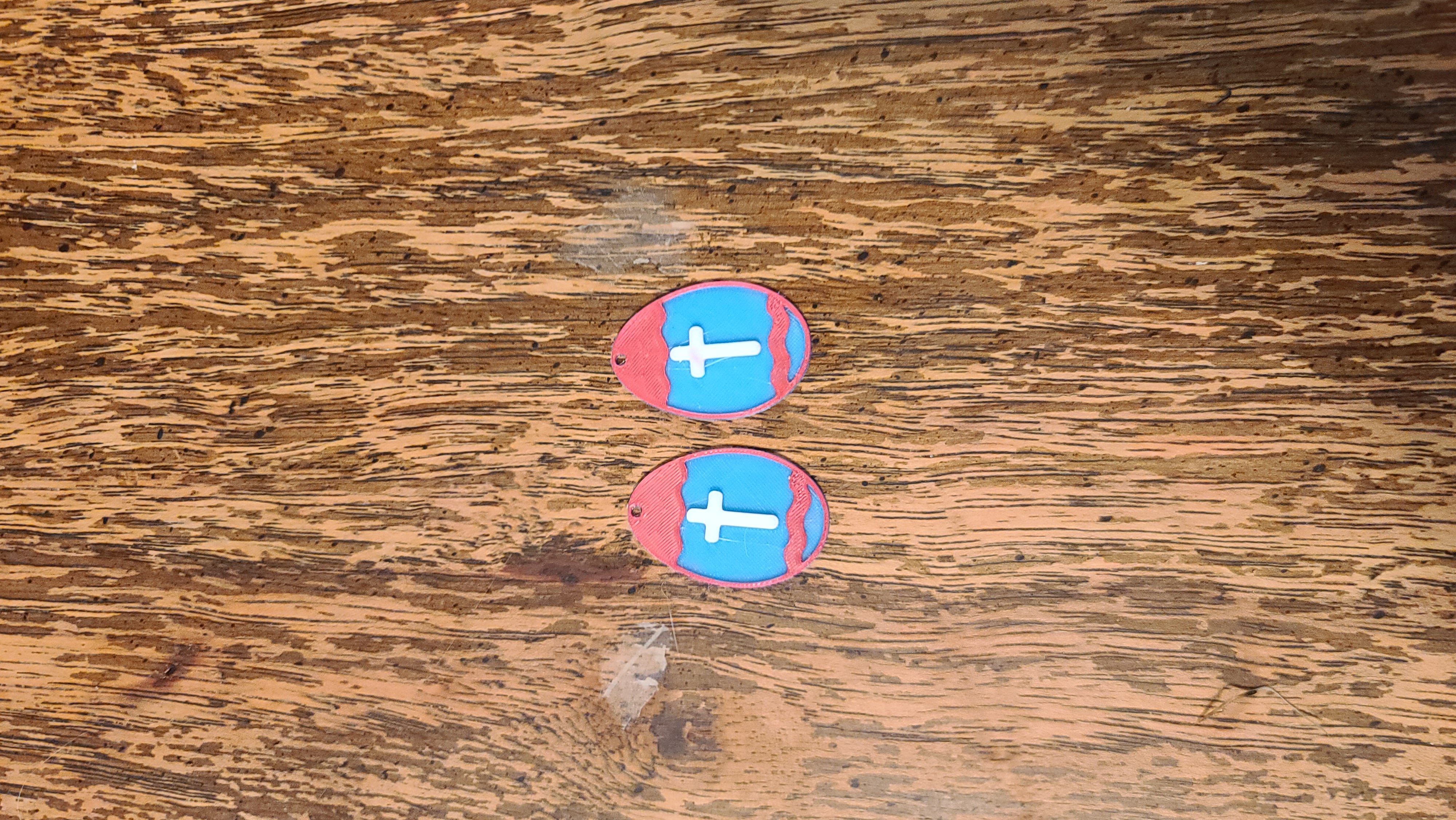 Miniatura 6 do modelo 3D 6 Easter Egg Earrings