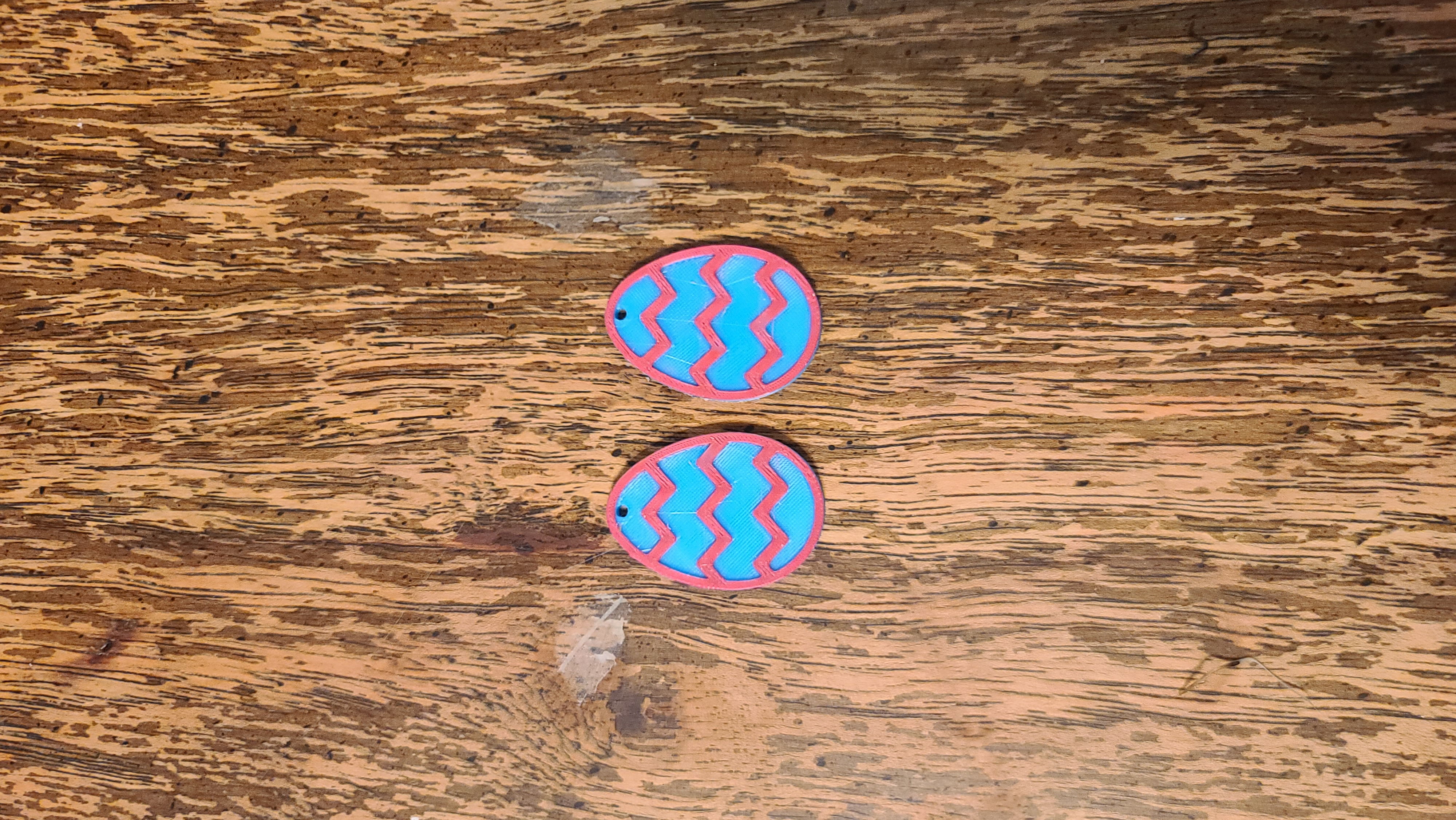 Miniatura 4 do modelo 3D 6 Easter Egg Earrings
