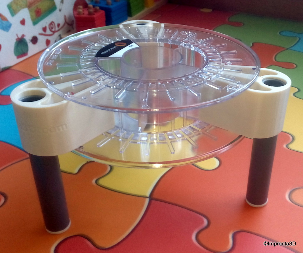 Stool made with an empty spool