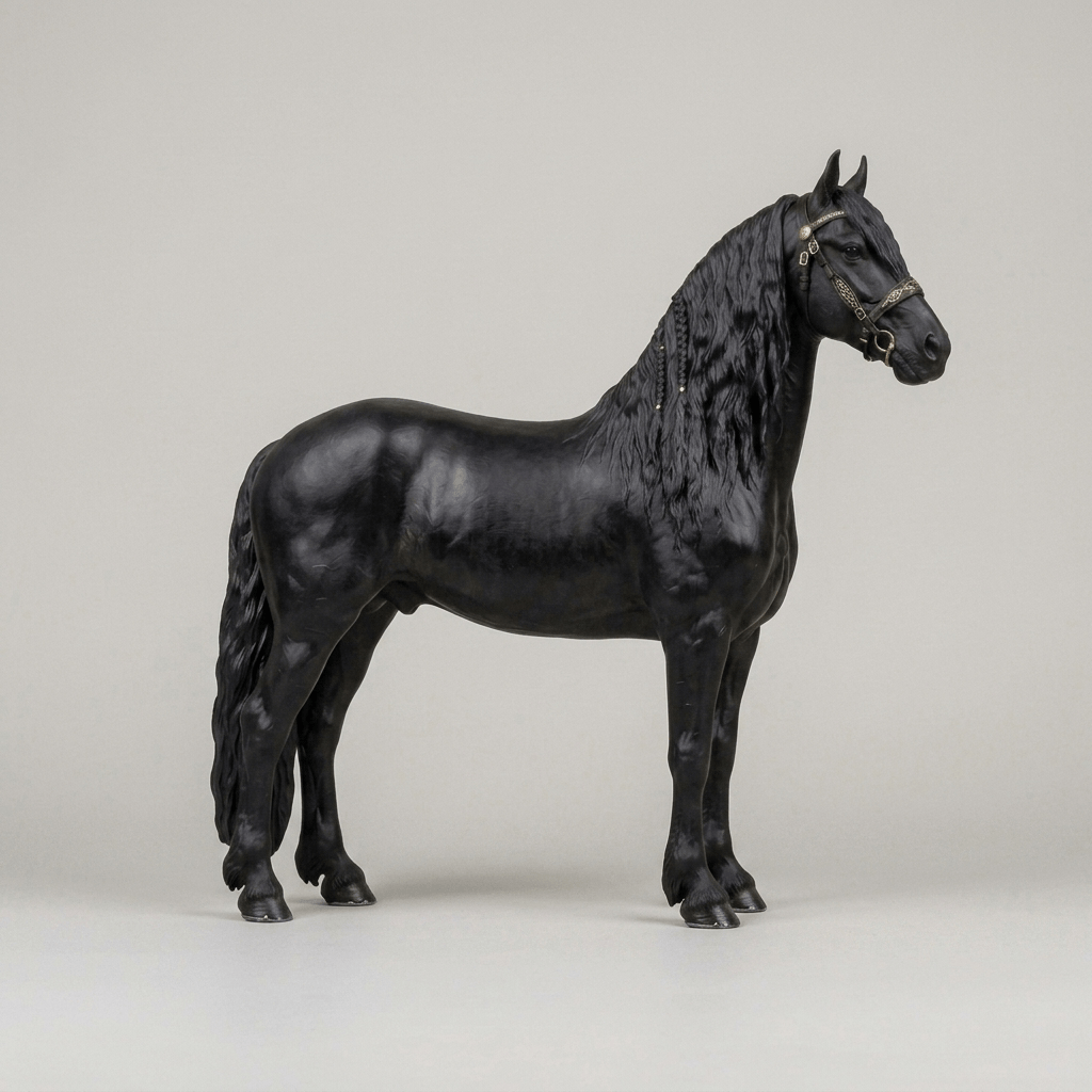 Horse Art-Black Stallion