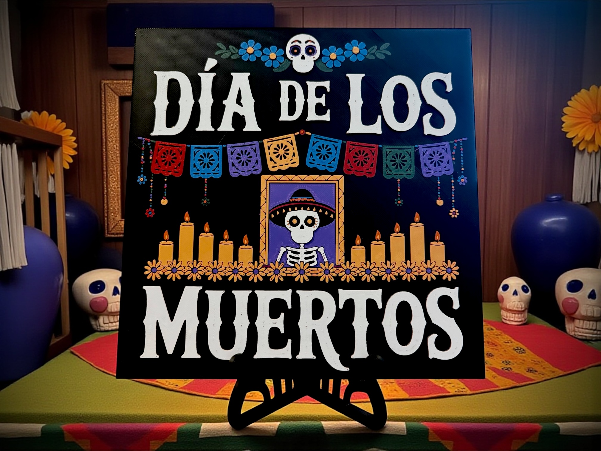 Día de los Muertos Ofrenda – Candlelit Celebration of Remembrance