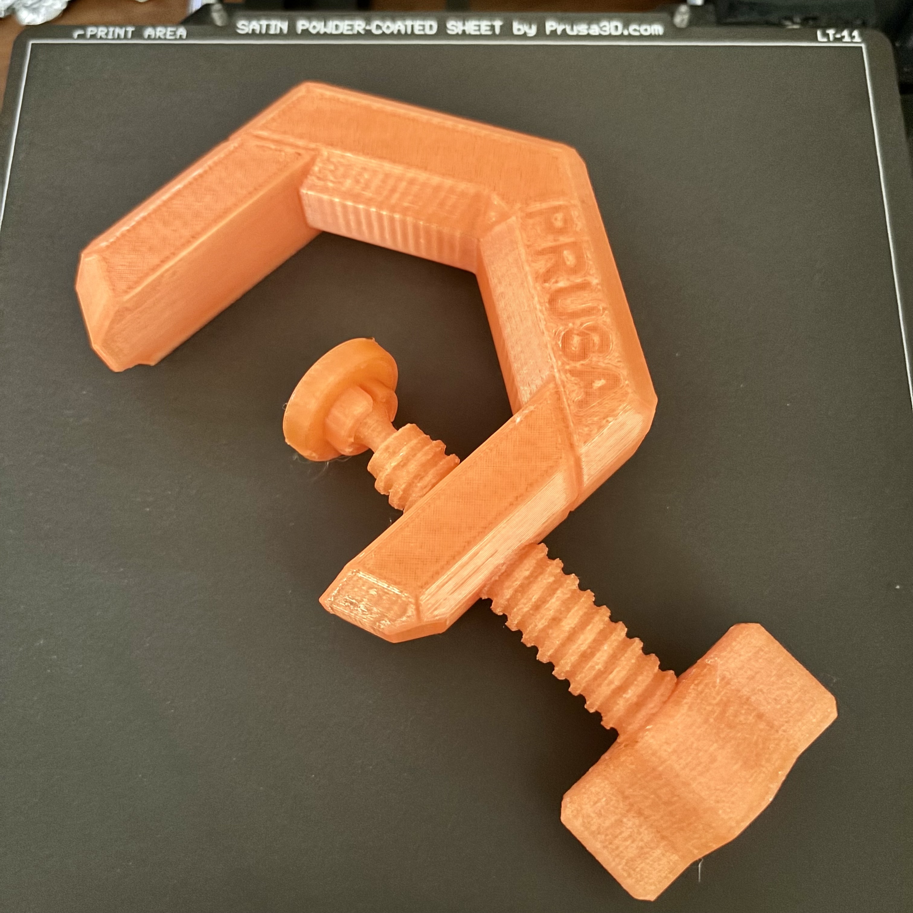 PETG Prusament Clamp with modified screw