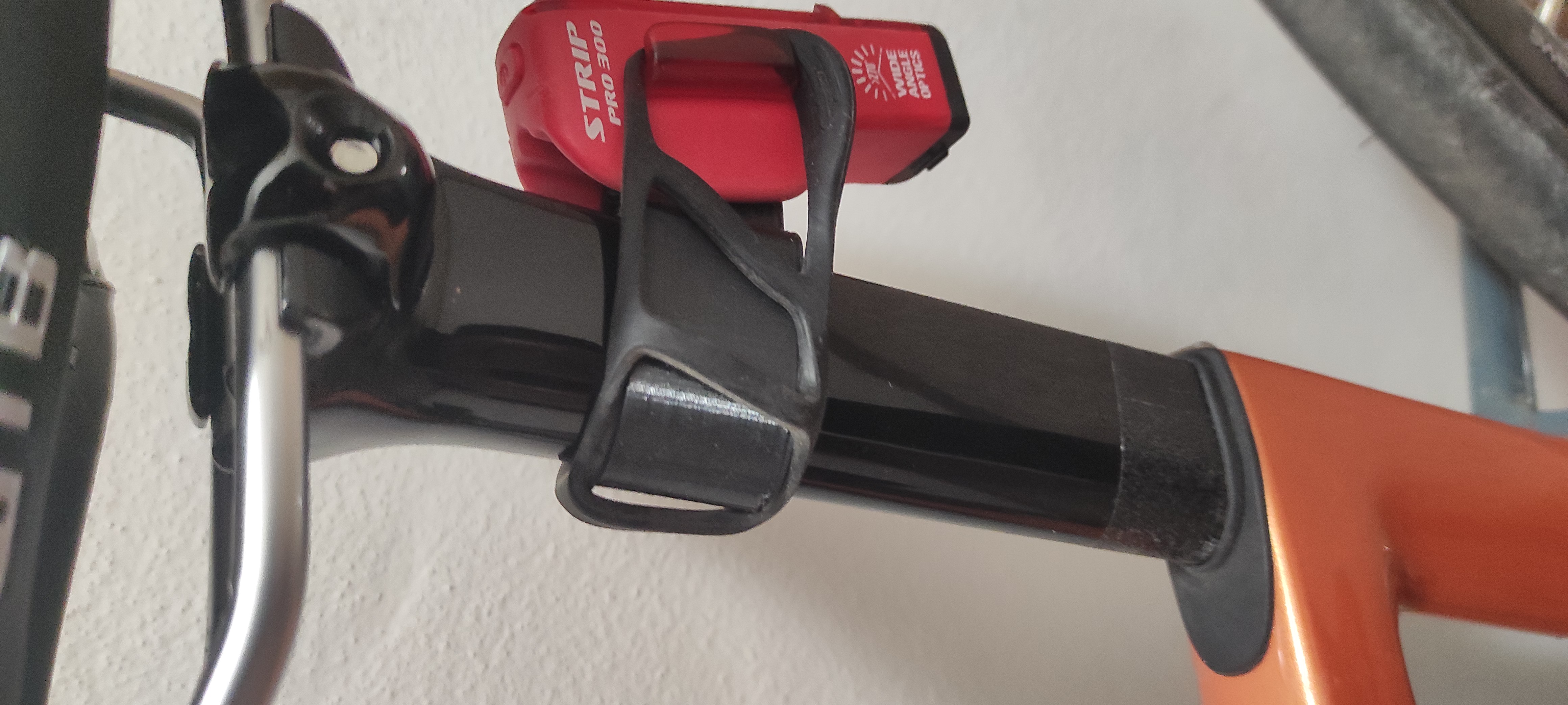 Lezyne Strip pro 300 rear light aligner for 3T seatpost by Daniele
