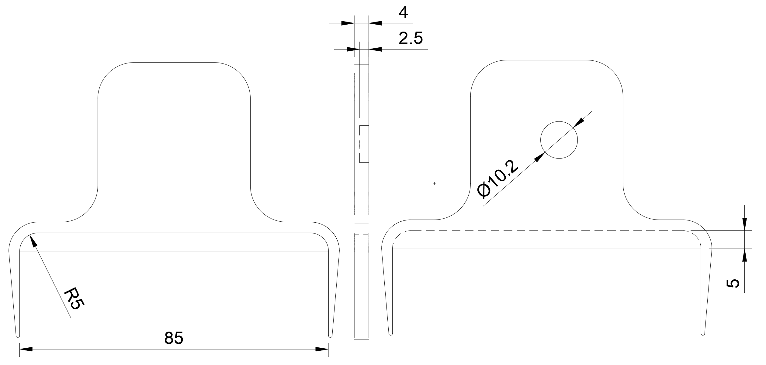 Miniatura 3 do modelo 3D Ikea magnetic button mount