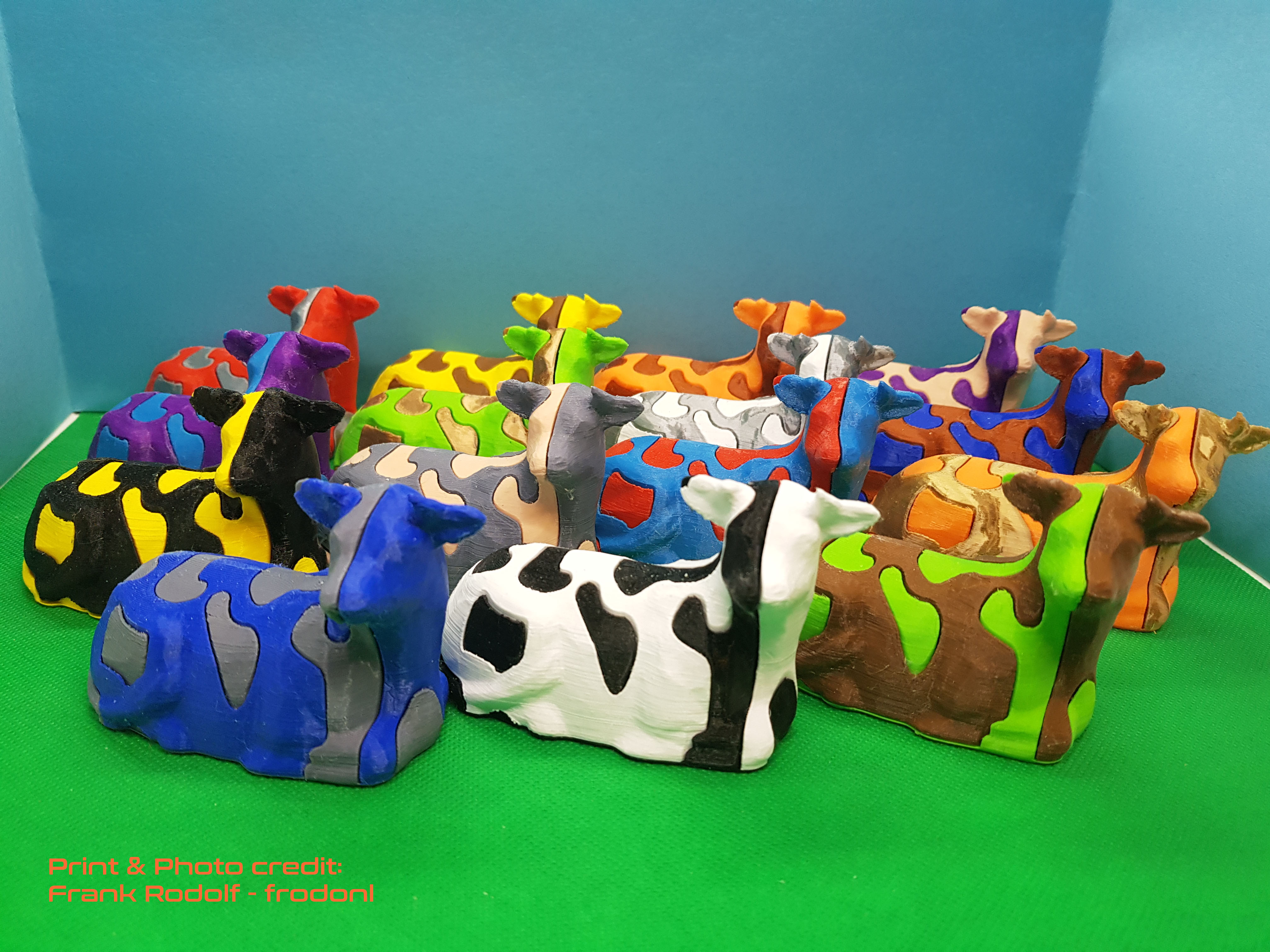 Single Extruder - Dual Color - Dutch Cow by Rossero | Download free STL ...