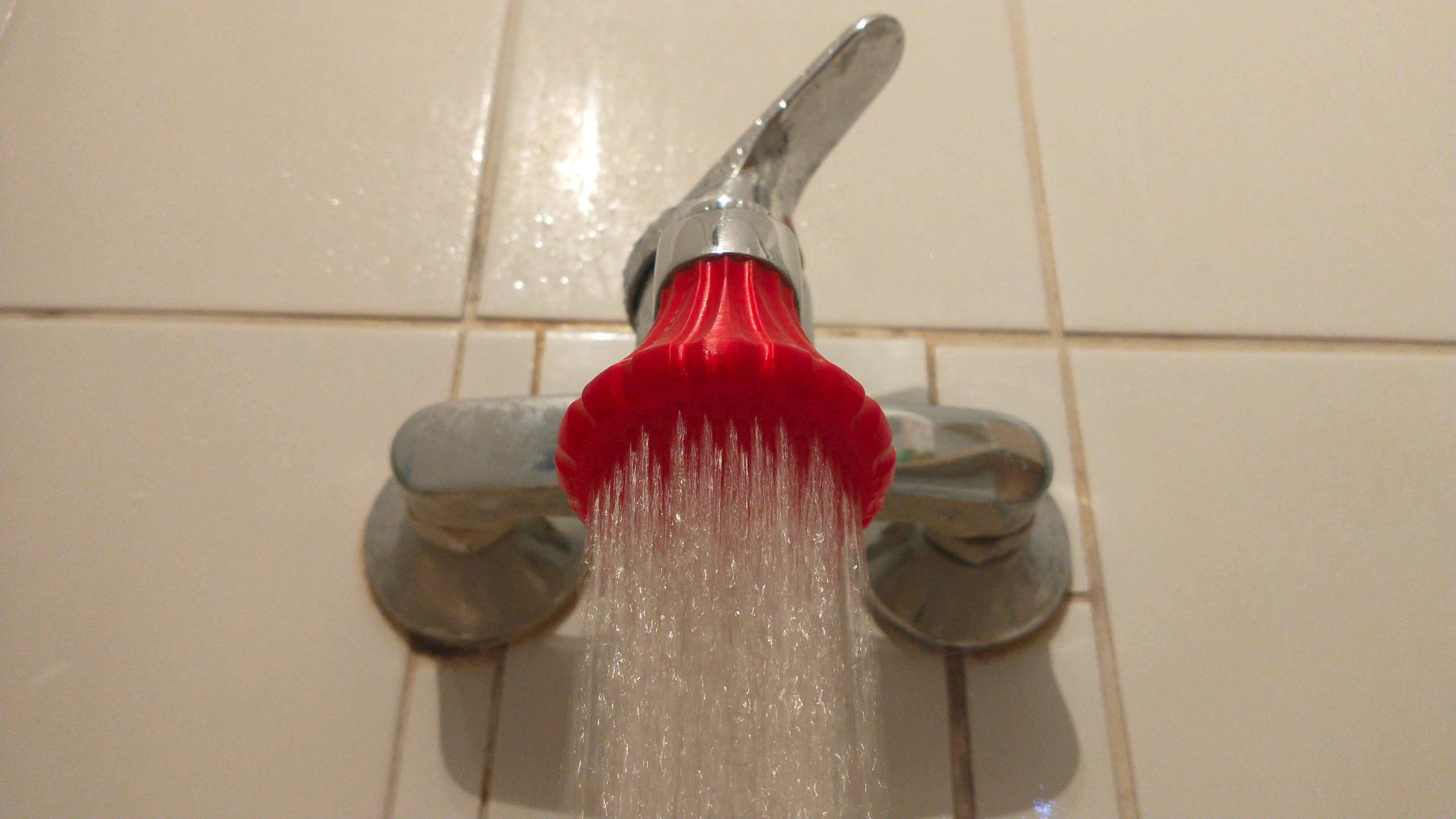 Shower head for water tap, sprinkler by akimakes Download free STL model