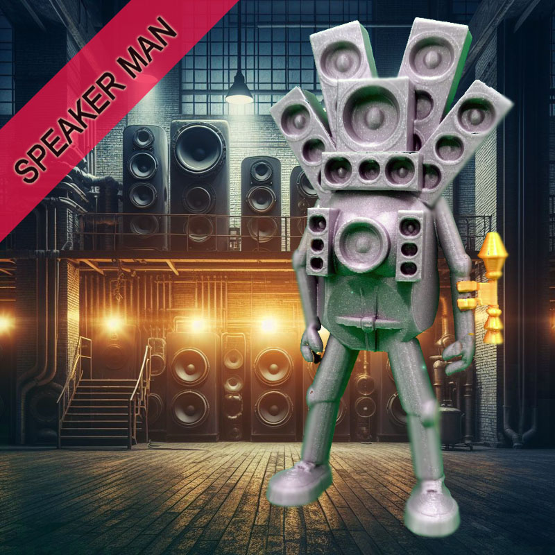 SPEAKER MAN by 3D PRINT | Download free STL model | Printables.com