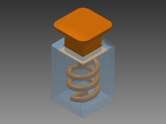 Fidget Button overhang torture test