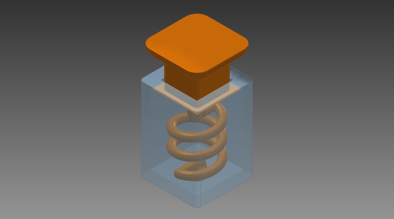 Fidget Button overhang torture test