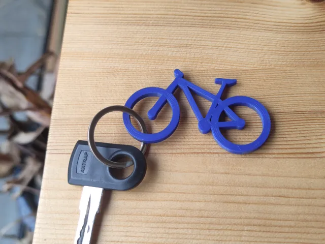 Hardtail MTB keychain