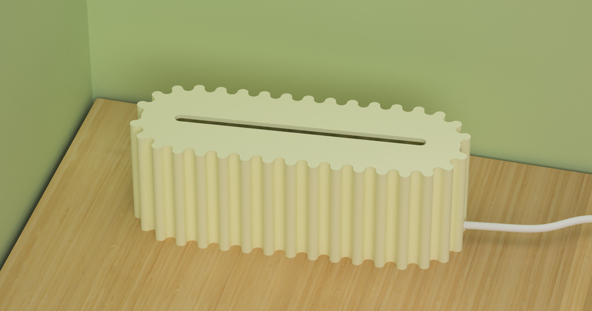 Cable management box by mlodybuk Download free STL model
