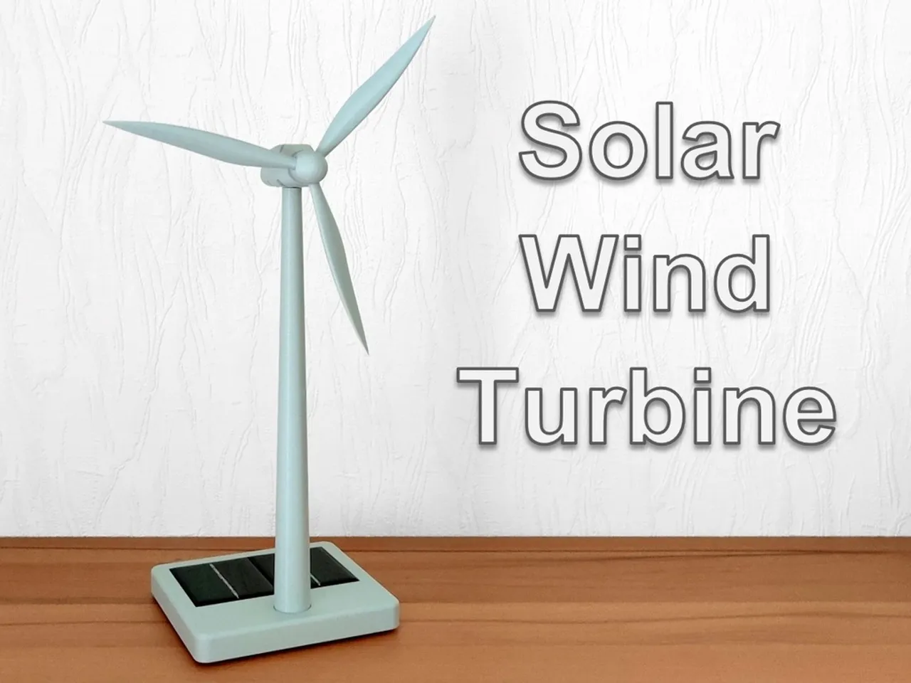 Windmühlen Modell Windkraftanlage Windrad Turbine Solarenergie Windmill Toy Gift 