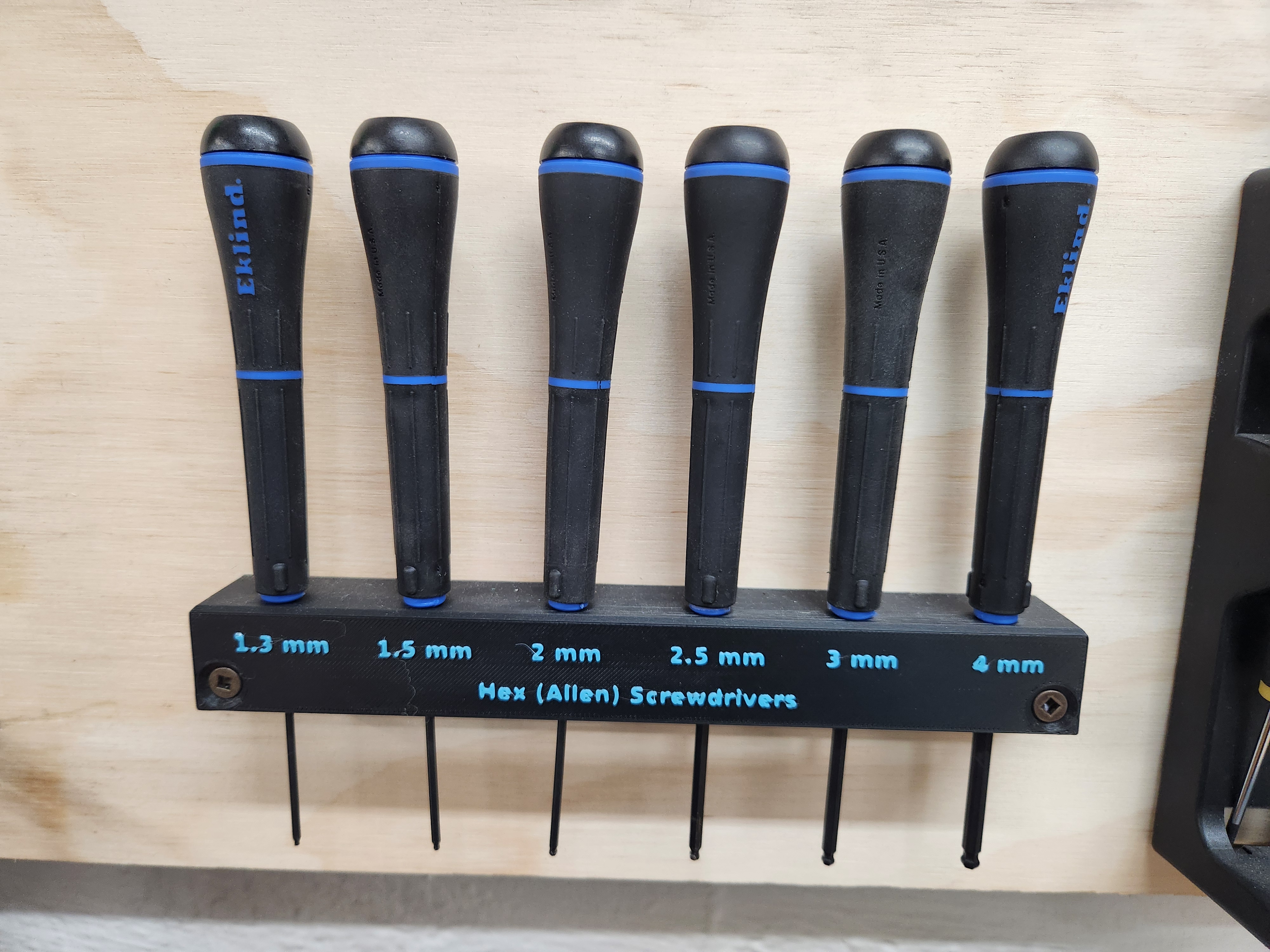 Hex Screwdriver Holder (metric)