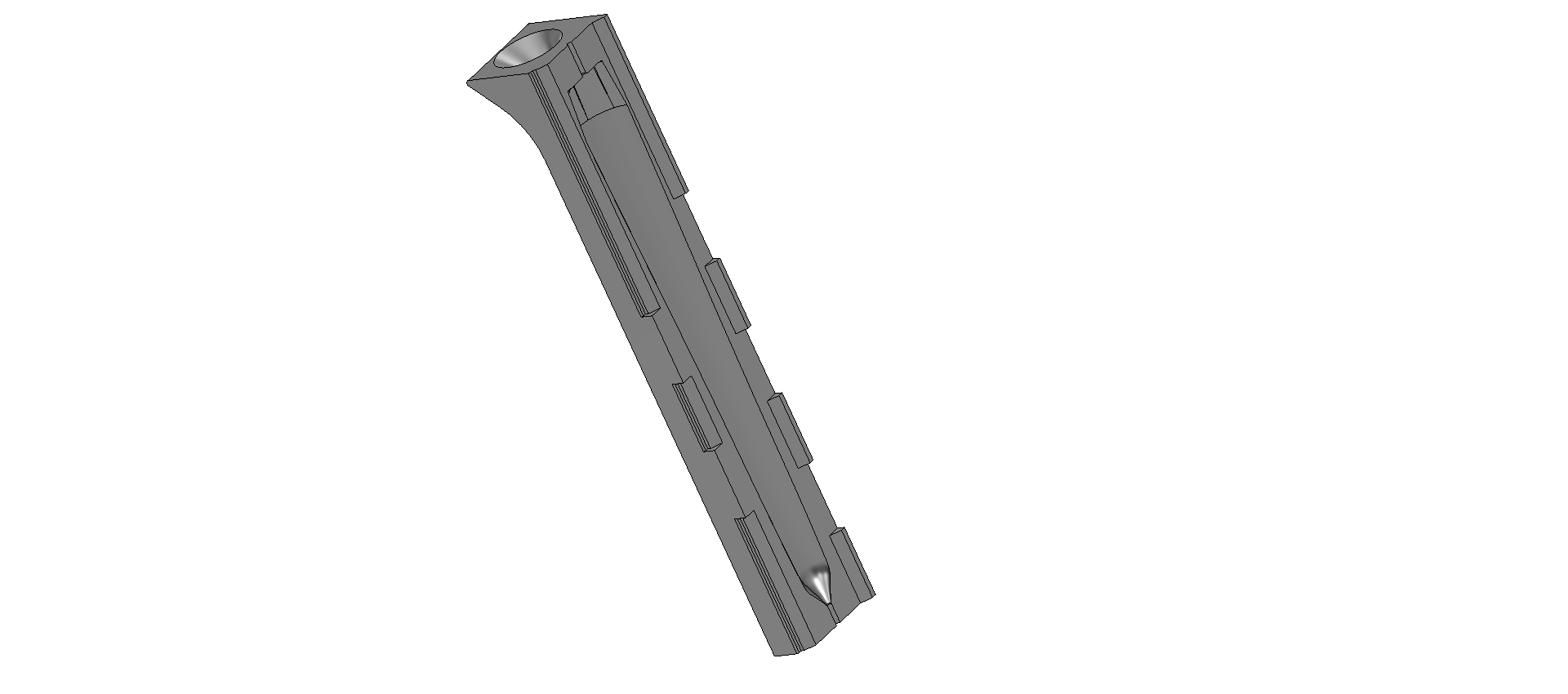 Miniatura 2 do modelo 3D Basic - Tapered Candle Mold - 6in