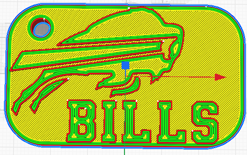 Bills Keychain — miniatura 3