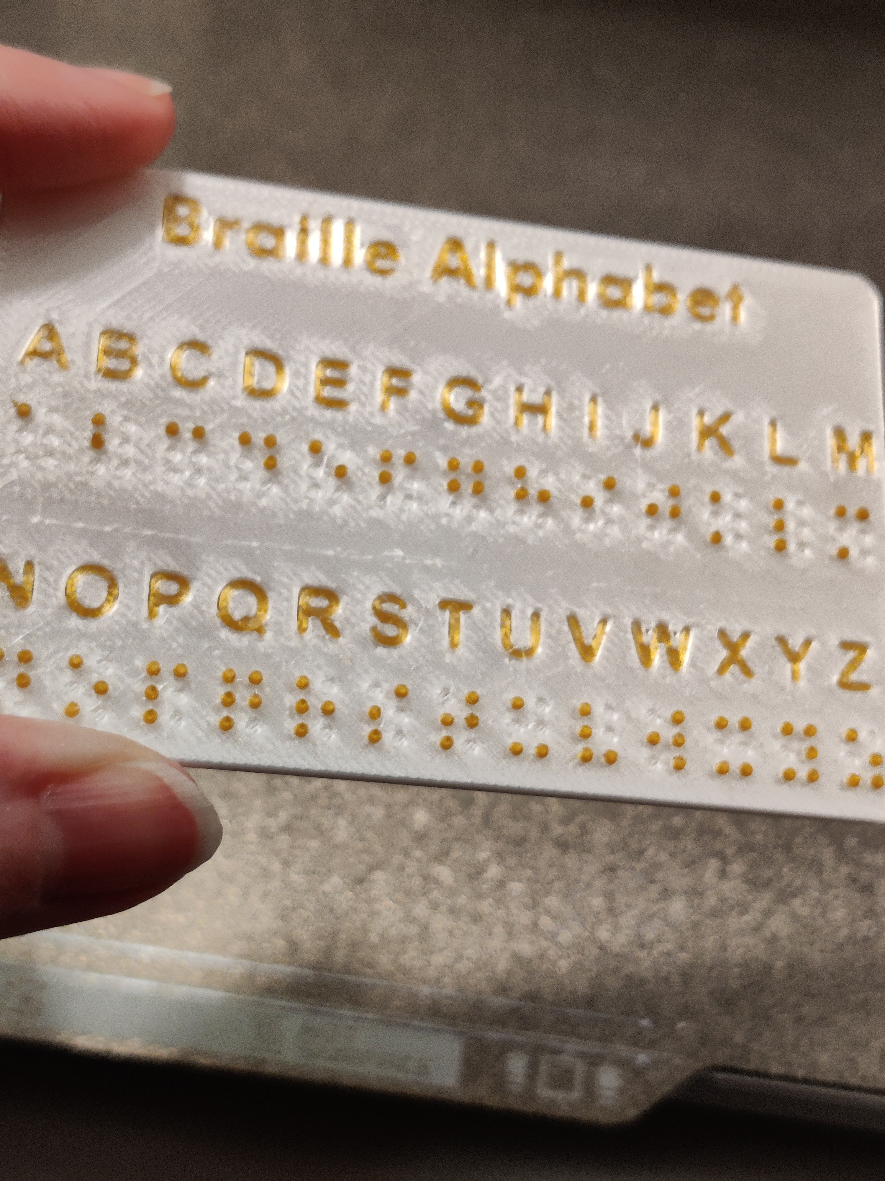Miniatura 5 do modelo 3D Braille Card