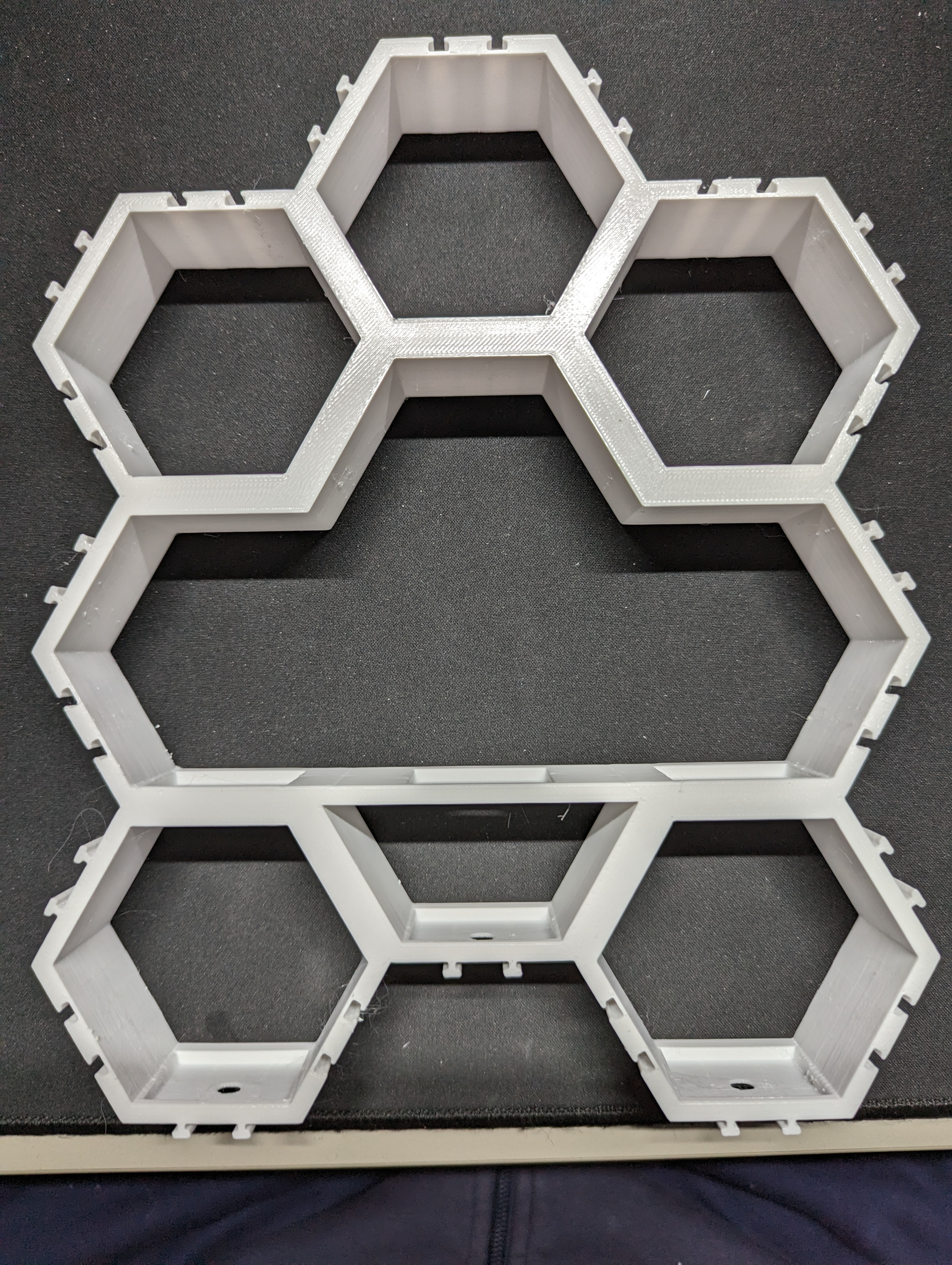 Lego Minifigure Hexagons combo with large minifig place 3D model thumbnail