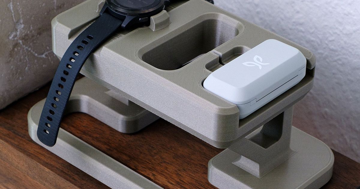 Garmin Vivoactive 4S Jaybird Vista Docking Station by Andreas Mass Download free STL model Printables