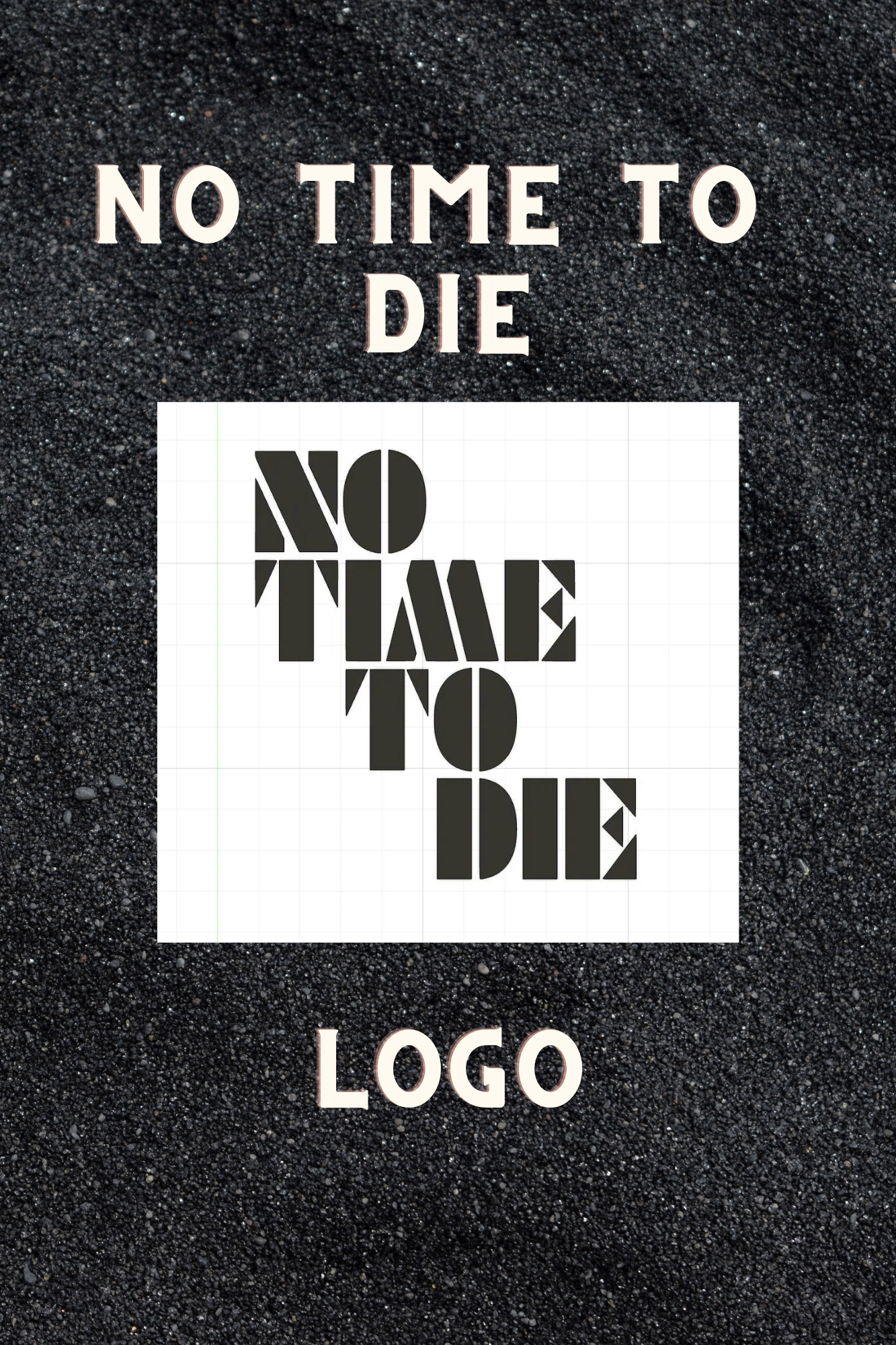 No Time To Die Text Logo