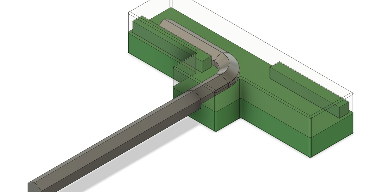 Hex/Allan Key & THandle (parametric) by mosselini1 Download free STL