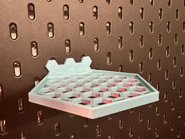 Sechseck (Pflanzgefäß) Regal für Skadis Board