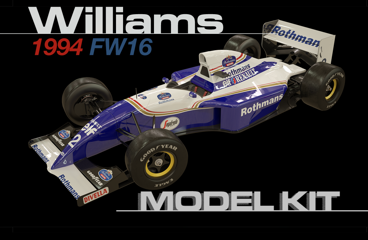 Ayrton Senna's Williams FW16: F1/Formula 1 Car Model Kit