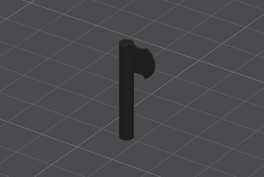 Lego compatible axe