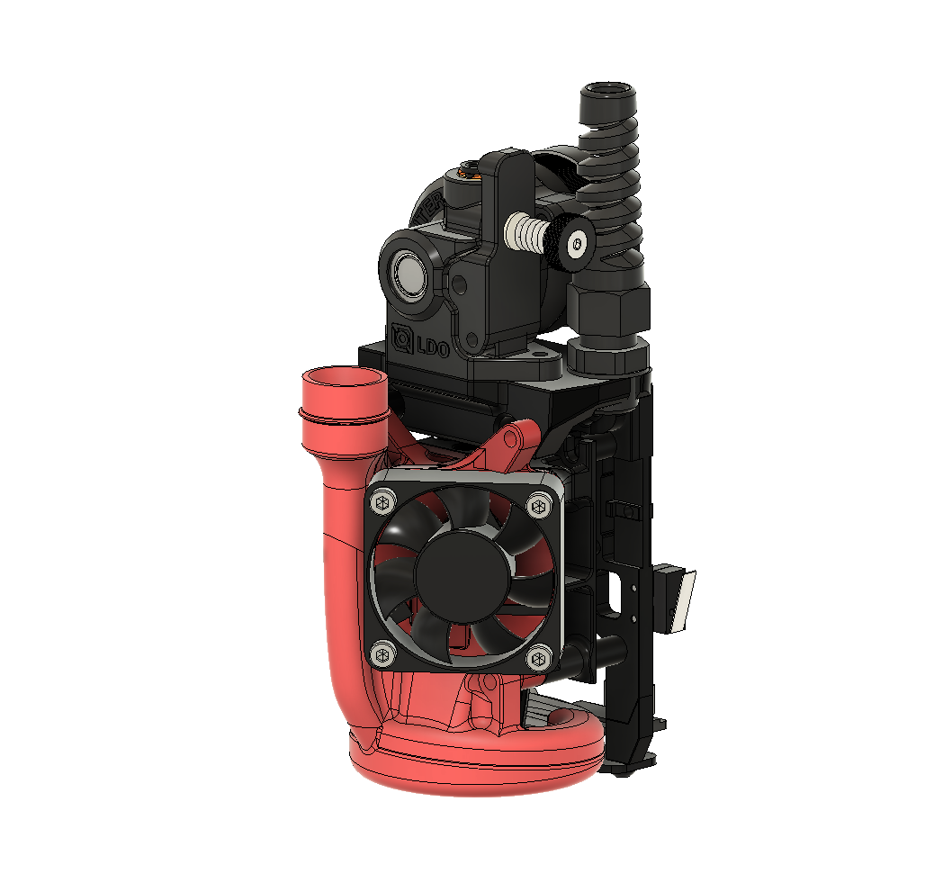 Crown cooler original duct, suited for Rapido UHF and beacon
