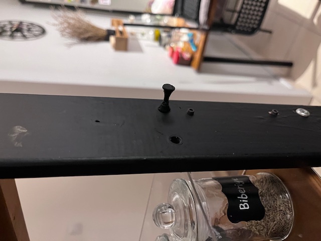 IKEA Hejne Bolt and Nut as Hanger