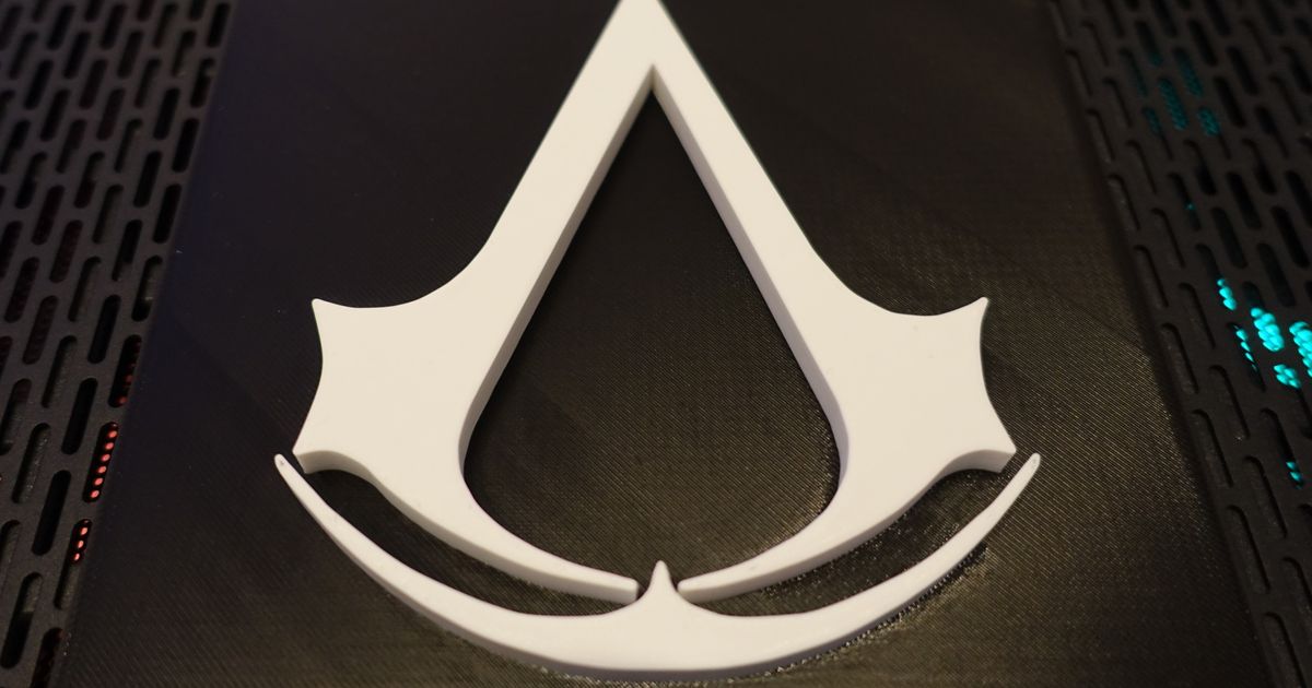 Assassin's Creed Logo por HPC_Patrick | Descargar modelo STL gratuito ...