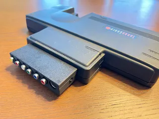 PC Engine TurboGrafx 16 AV Booster Adapter Shell by Guybrush T