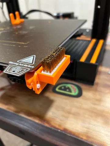 Ender 3 V2 Nozzle Brush Mount