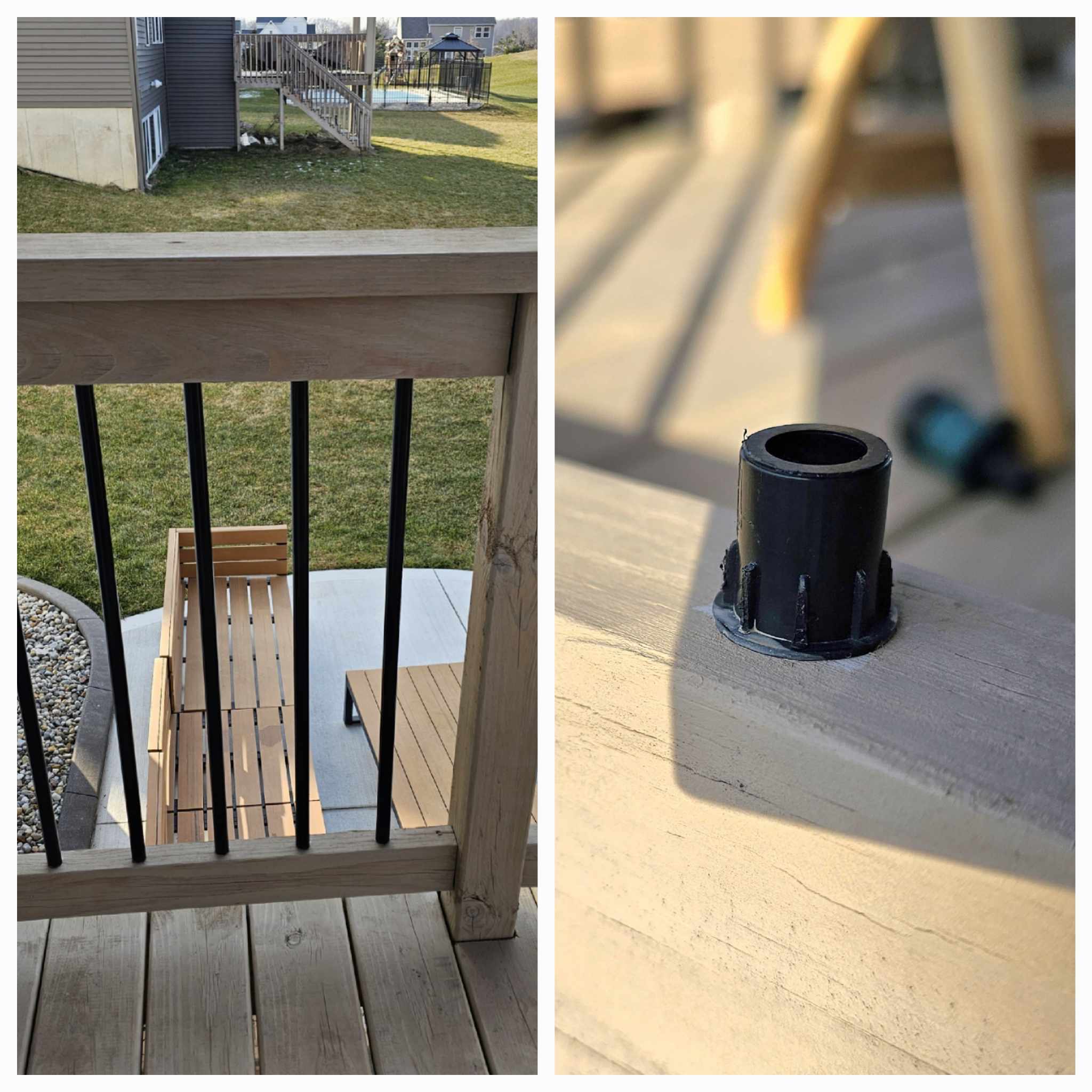 Deck Railing Baluster Connector by OleSalty Download free STL model