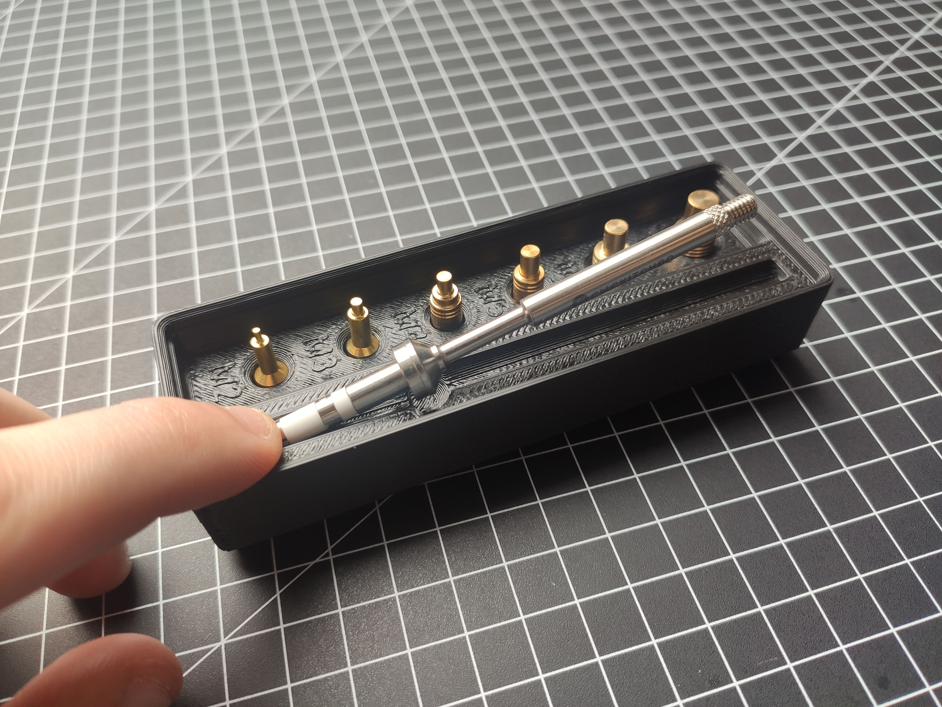 Gridfinity CNC Kitchen Threaded Insert Tray — miniatura 2