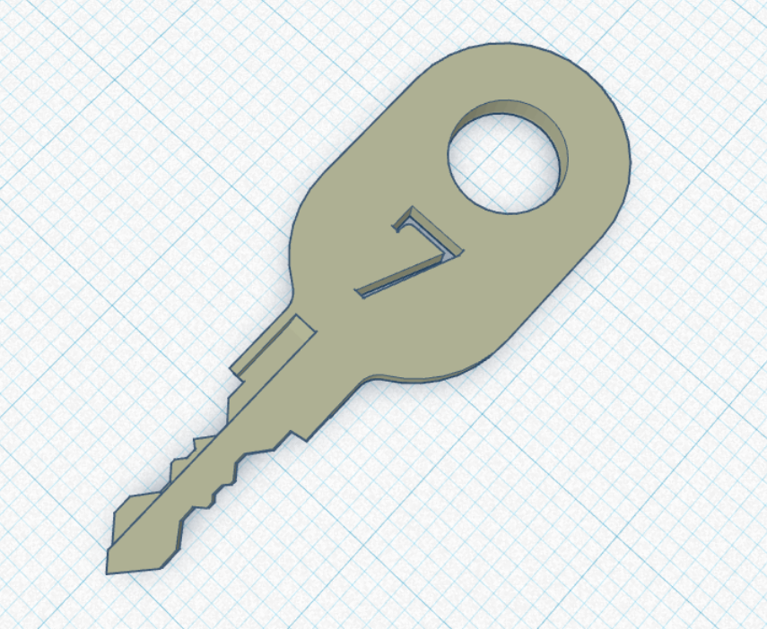 TSA007 key by Andrzej | Download free STL model | Printables.com