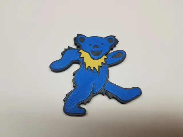 Grateful Dead Dancing Bear Magnet (1 of 5)