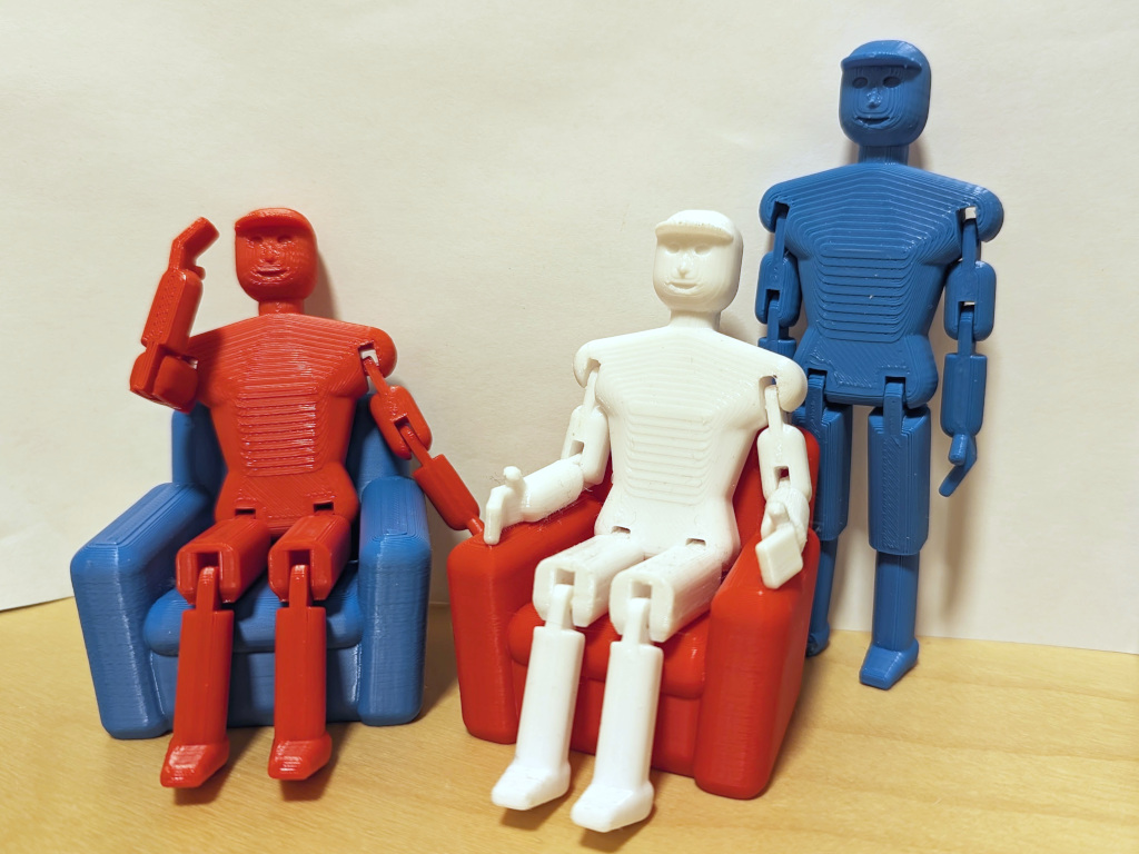 Flexy - an Articulated Print-in-Place Doll