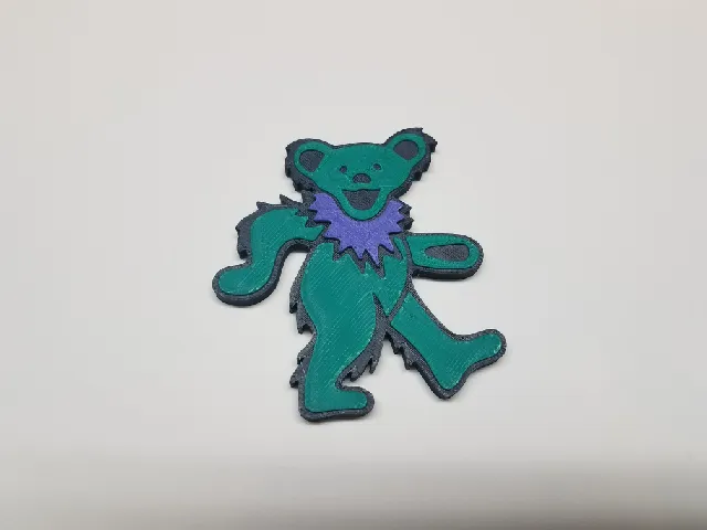 Grateful Dead Dancing Bear Magnet (2 of 5)