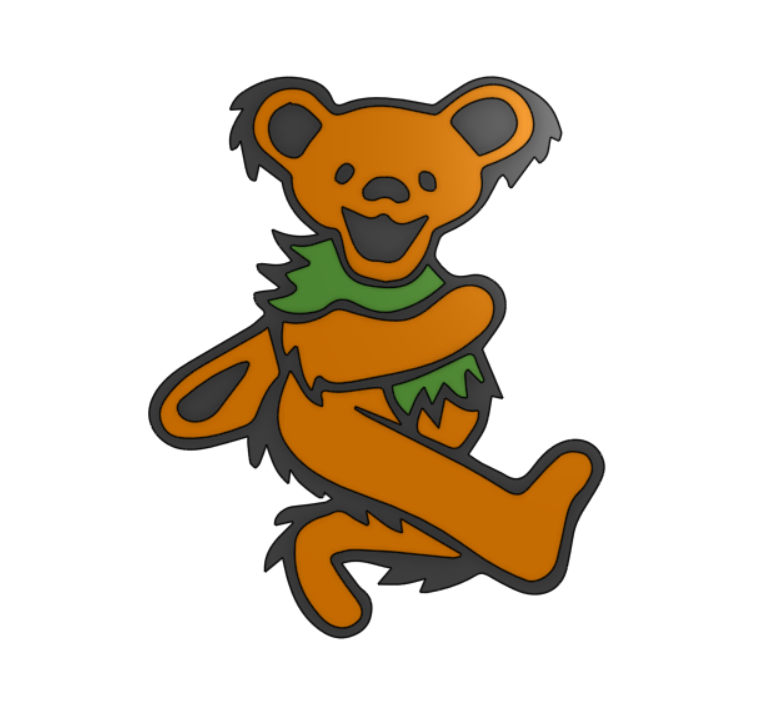 Grateful Dead Dancing Bear Magnet (4 of 5) by ShopTeacher | Download ...