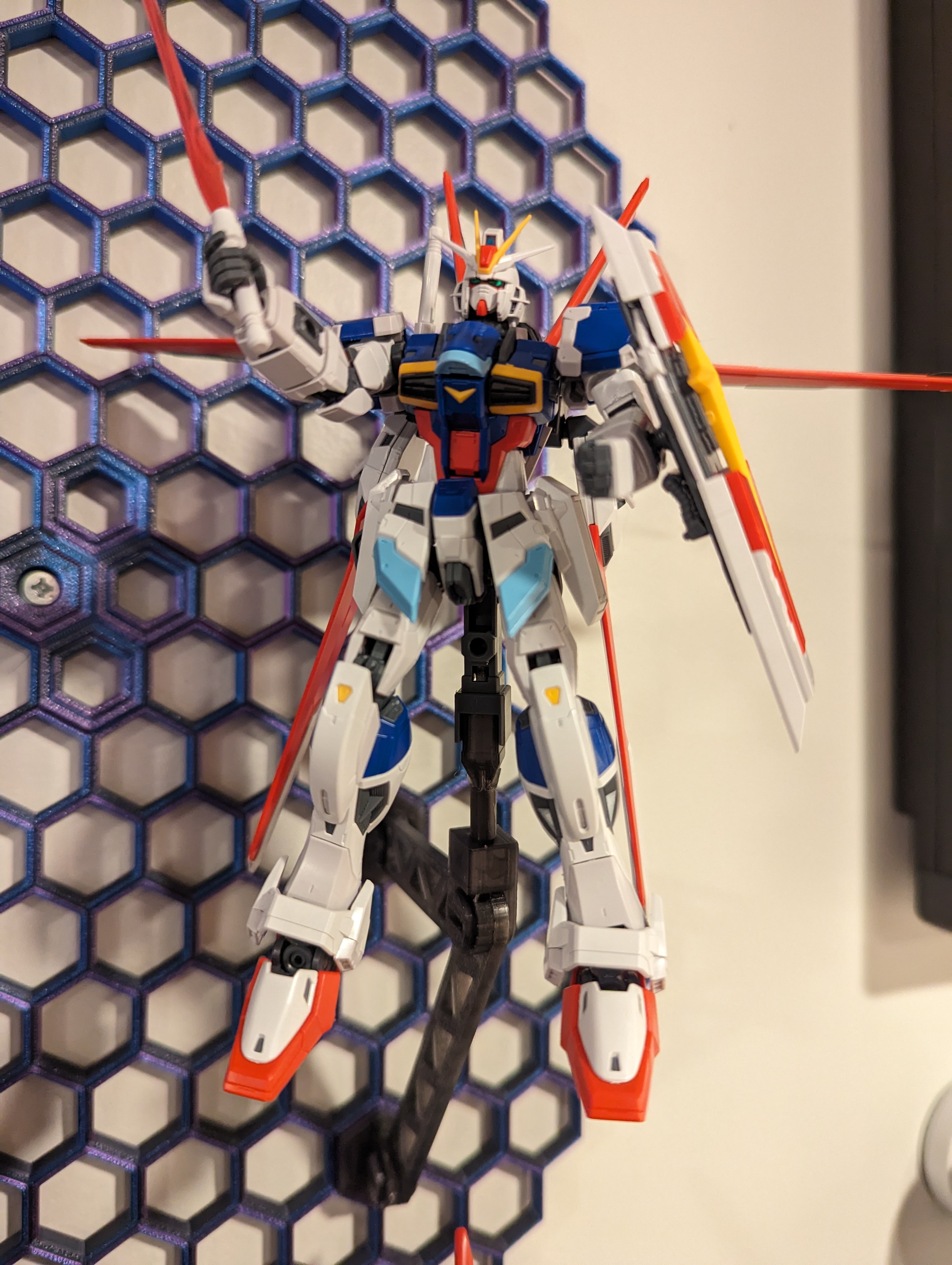 Mounting pins for Gunpla Display Arm